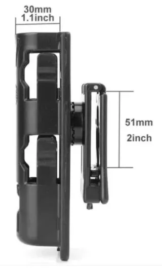 PORTA BASTÓN RETRACTIL TACTICO 360°