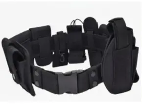 [4CINTM] CINTURÓN TÁCTICO MILITAR COLOR NEGRO