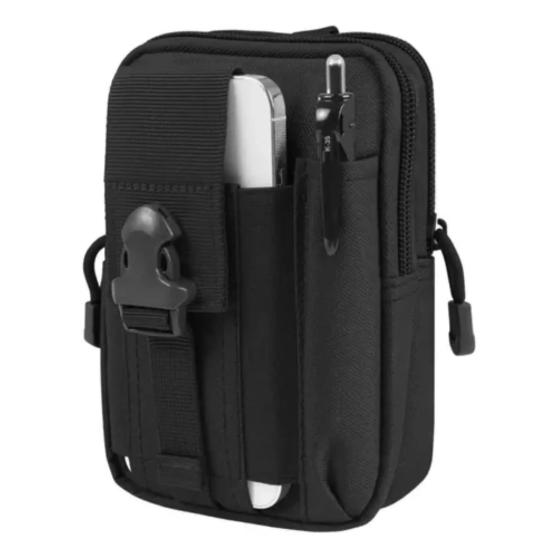 Pouch Tactico Billetera Molle (Negro)