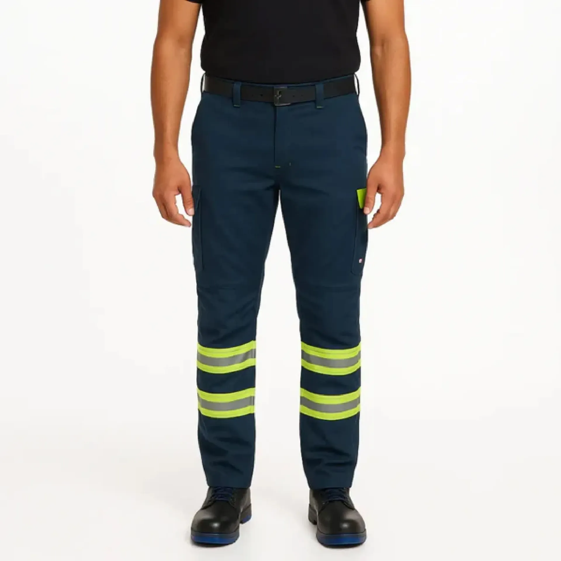 Pantalón Cargo Gabardina Reflectante