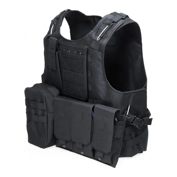 Chalecos Tácticos Militar Airsoft Fsbe2 (Negro)