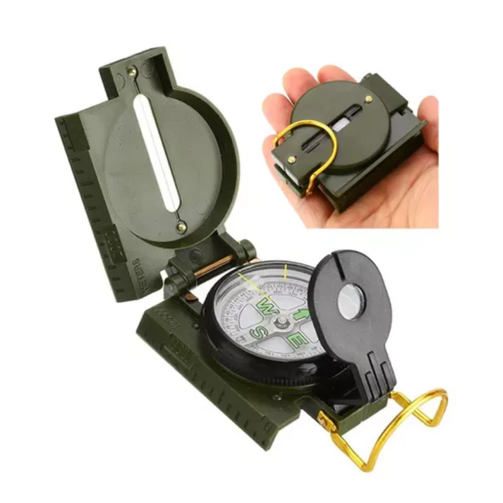 Brújula Táctica Militar con Lupa