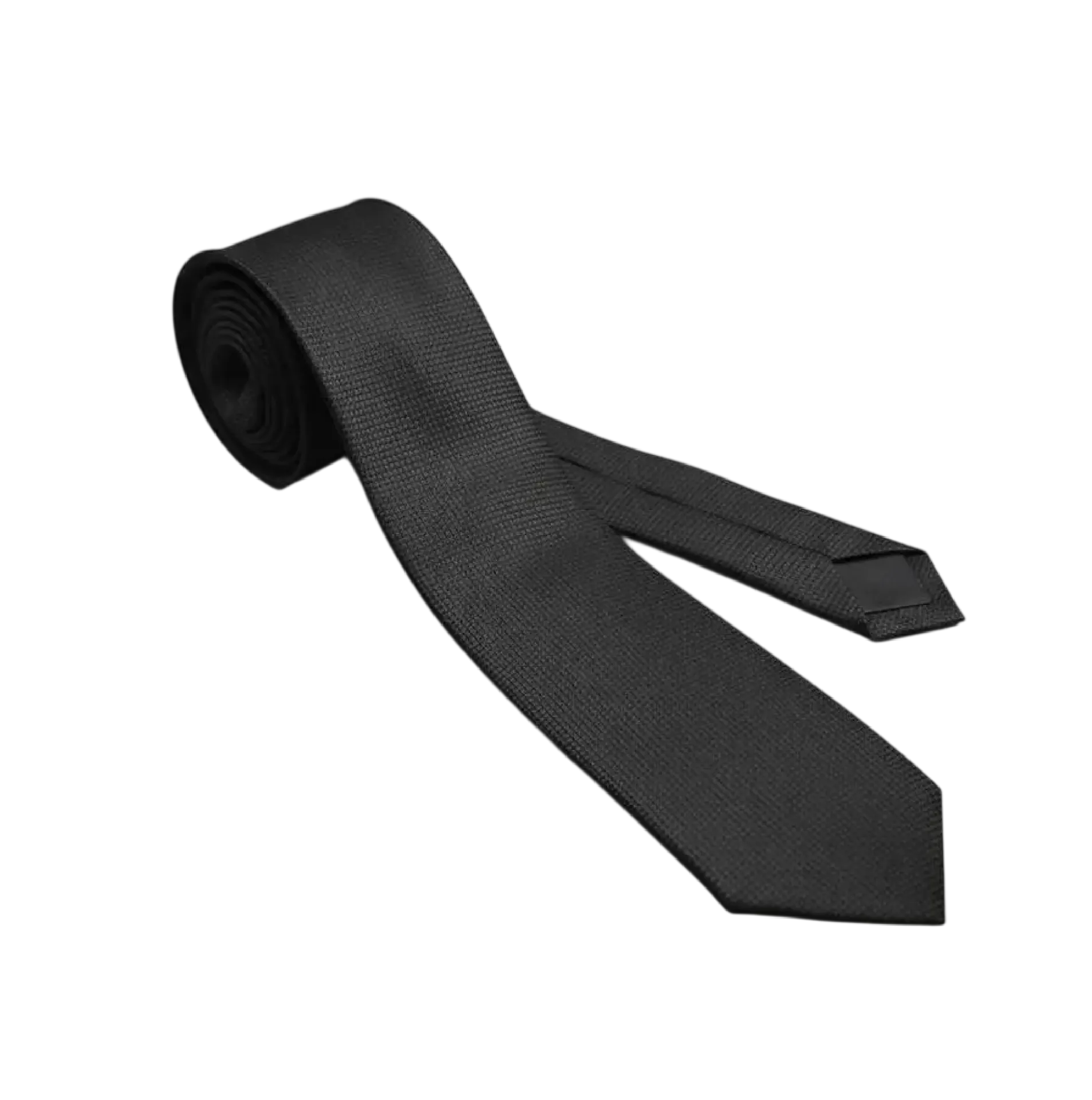 Corbata Formal Slim (Negro Mate)