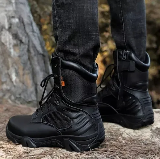 BOTAS TÁCTICAS MILITARES DELTA CAÑA ALTA (talla 41)
